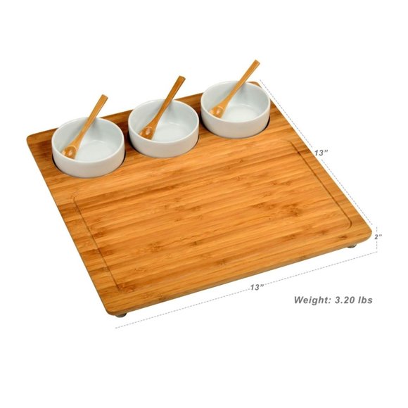 Upcycled “Picnic at Ascot” Charcuterie Board w/ Wide Mouth Ball Jars Decoupaged - Picture 11 of 13